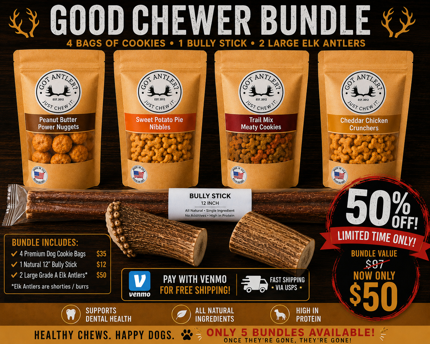 Good Chewer Bundle 50% OFF