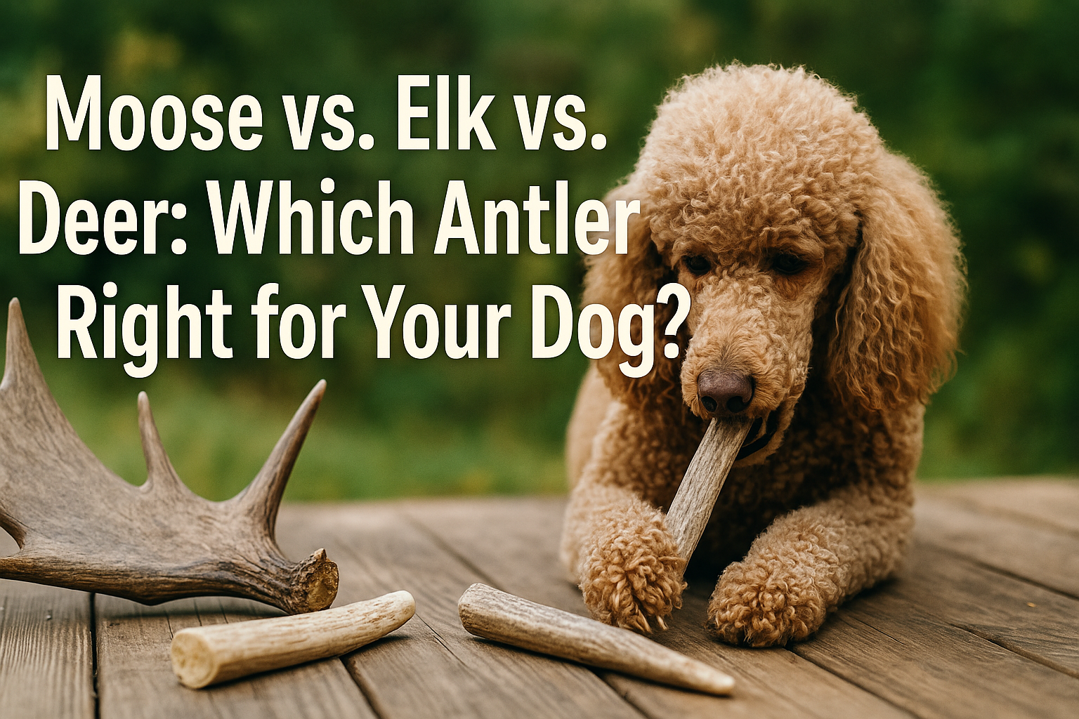 Moose vs. Elk vs. Deer: Which Antler Is Right for Your Dog? – Got-A-Antler